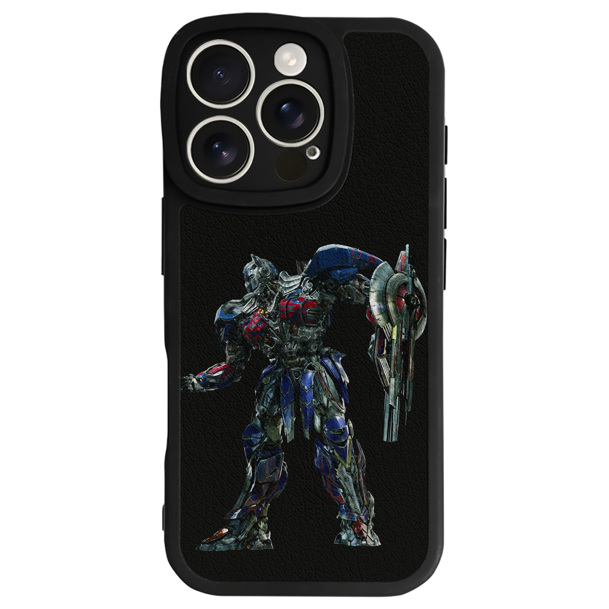 （画像用） Transformers トランスフォーマー 【iPhone 16シリーズ対応】シリコンスマホケース（レザー調） 材質：シリコン